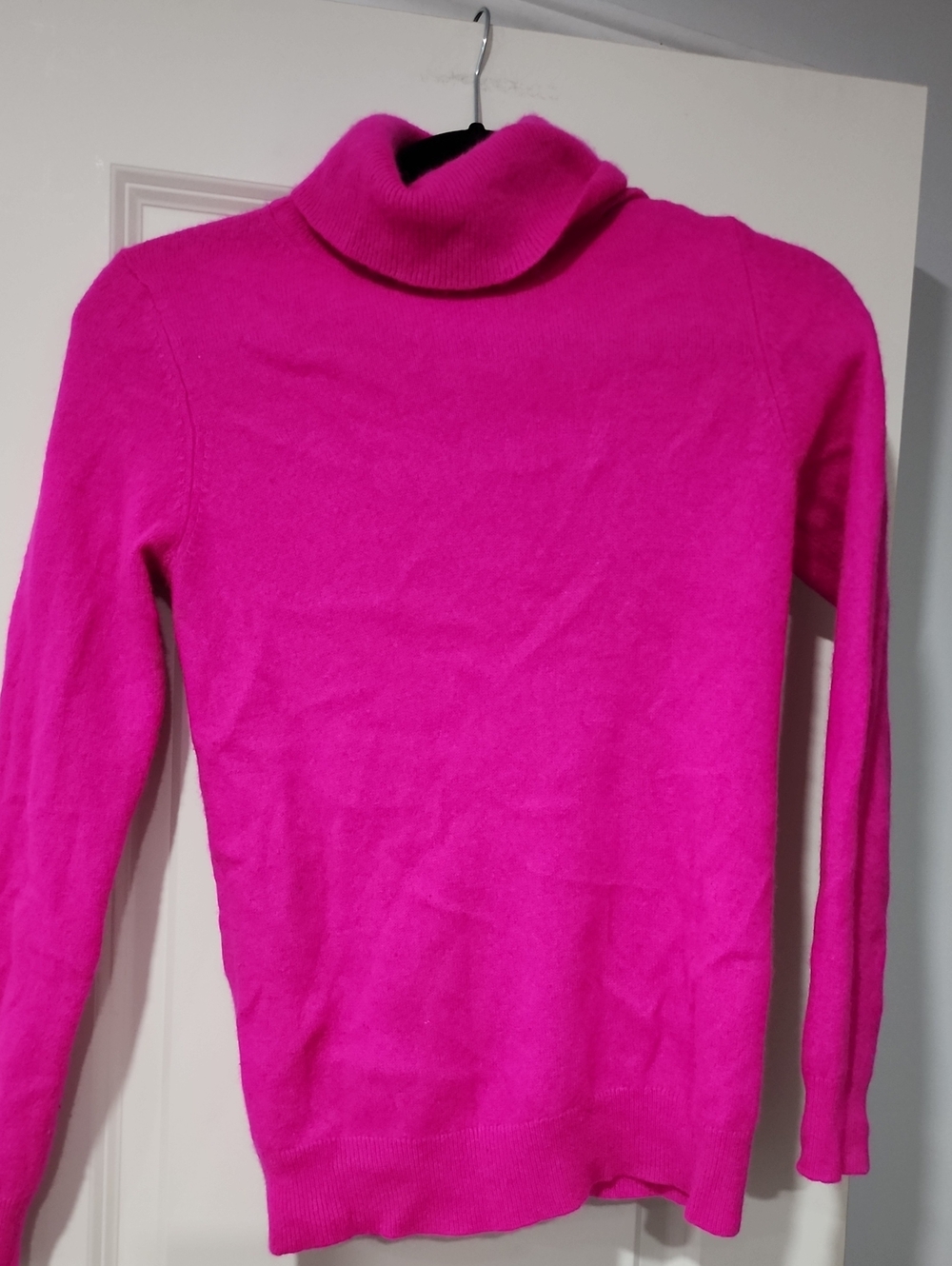 Hudson'Small Bay Cashmere Cowl Neck Sweater in Pink Size Small Like New